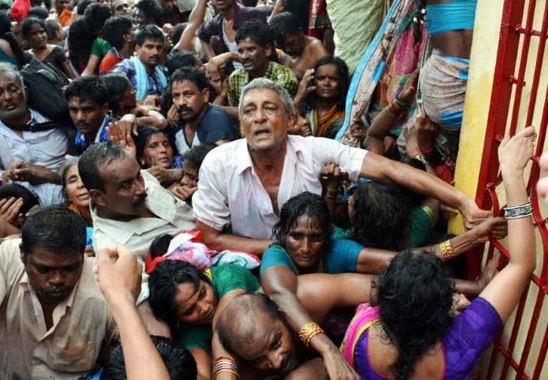 India stampede death toll hits 107