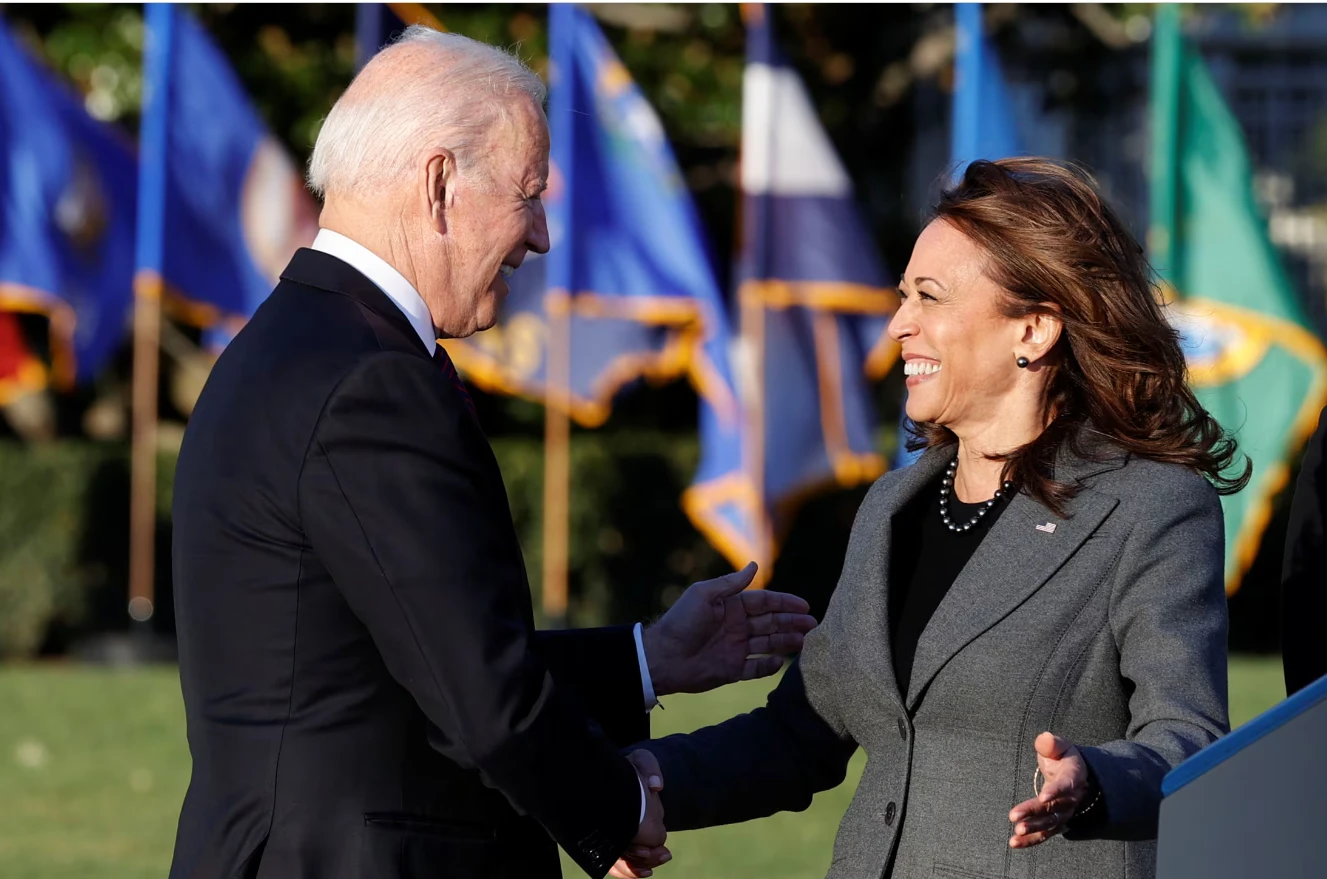 VP Harris does high-wire act as Biden wobbles