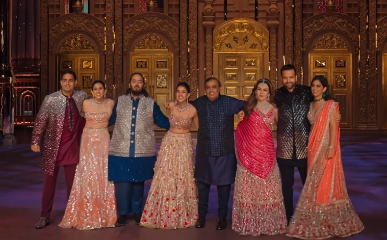 Ambani family wins hearts with startling dance performance at sangeet ceremony