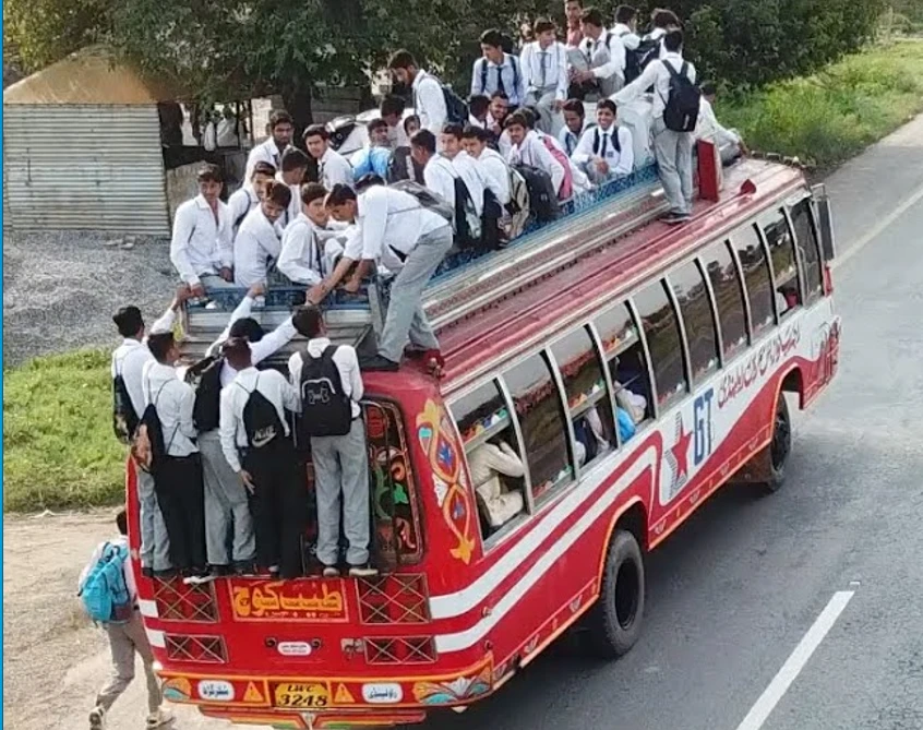 Speedy bus tyre passes over FSc student's head on Shakargarh-Narowal Road