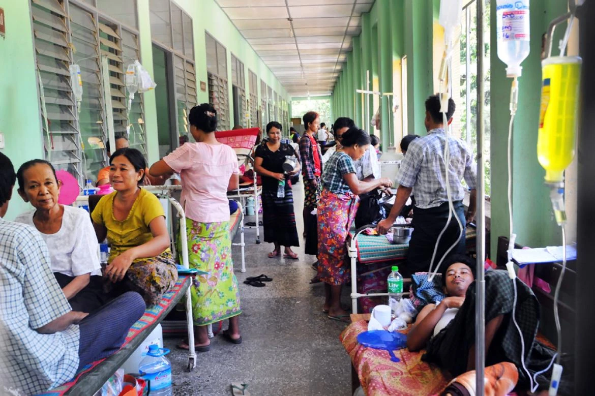 Six test positive for cholera in Myanmar commercial hub: junta