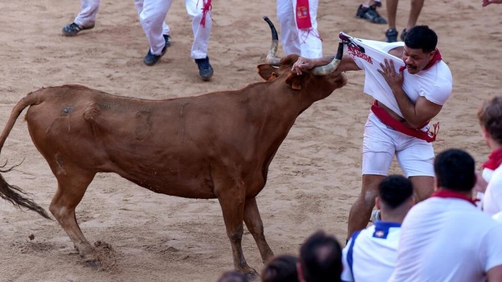 Six hurt in Spanish bull running