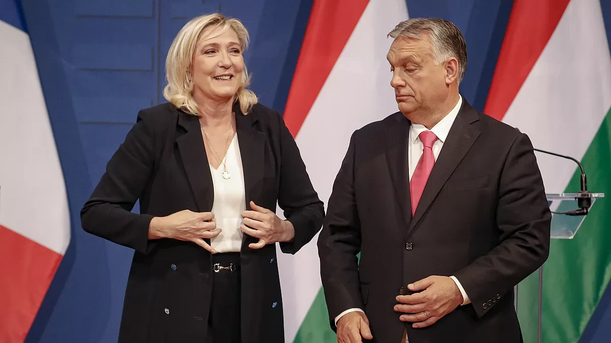 Le Pen's and Orban's far-right groups unite in EU parliament