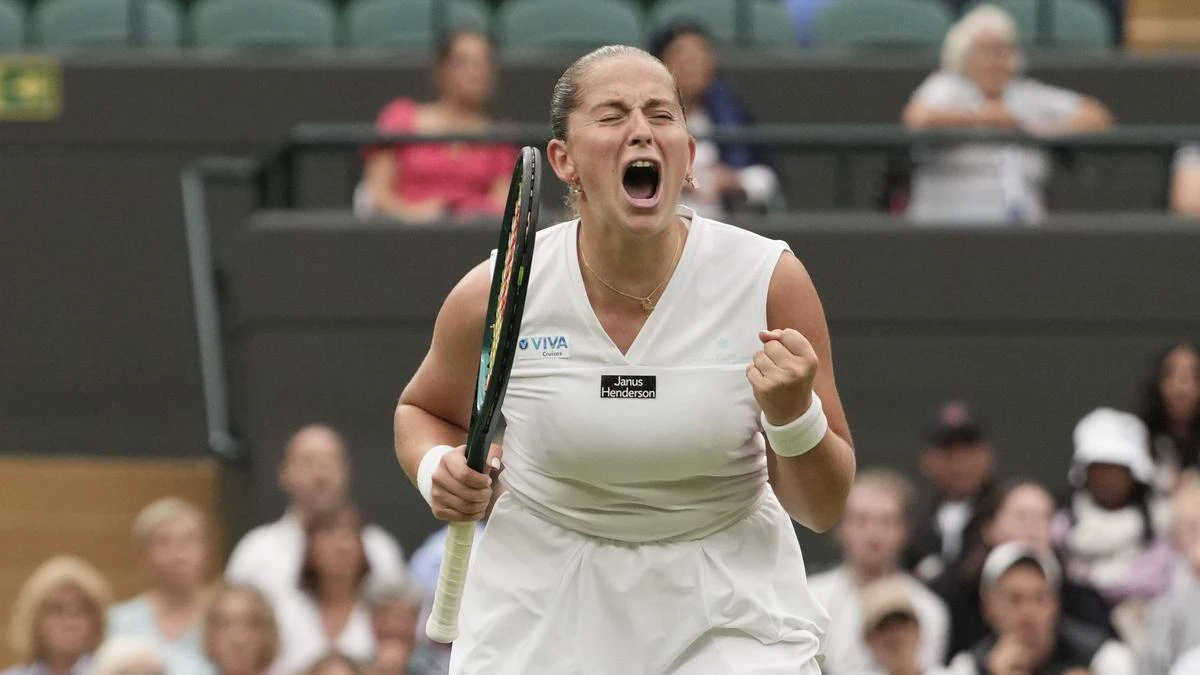 Ostapenko beats Putintseva to reach Wimbledon last eight