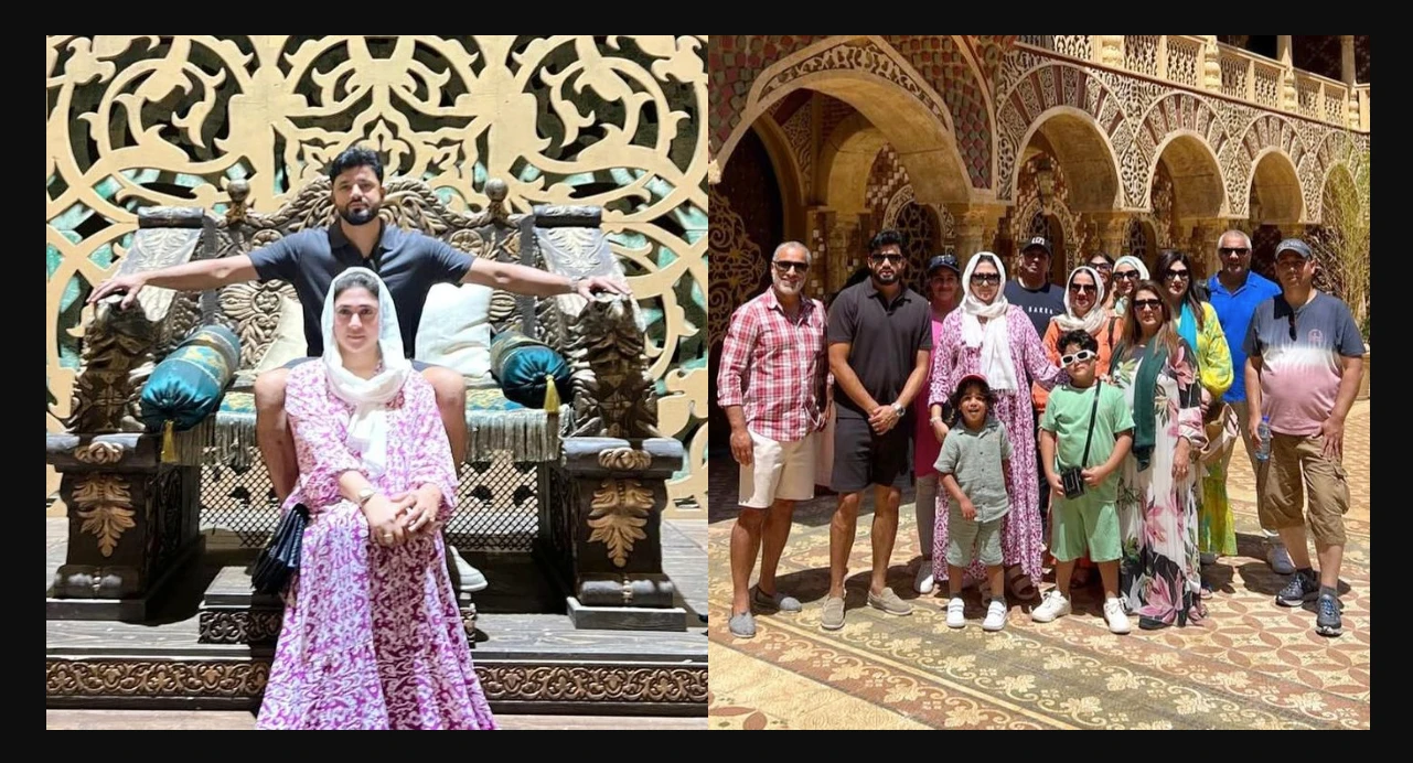 Azhar Ali brings family to visit Salahuddin Ayyubi series sets