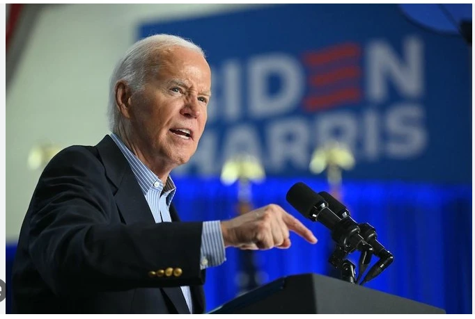 Defiant Biden throws down gauntlet to Democrats