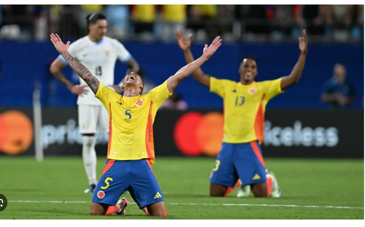 Colombia defeat Uruguay to reach Copa America final