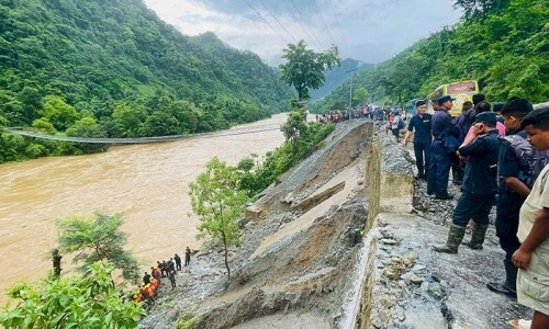 63 missing after Nepal landslide sweeps two buses into river