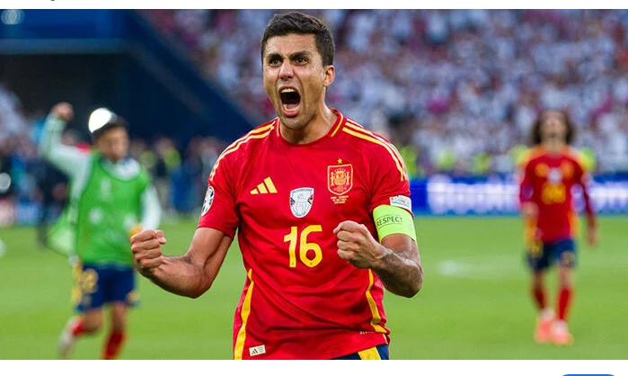 Spain's 'computer' Rodri finally in charge at Euro 2024