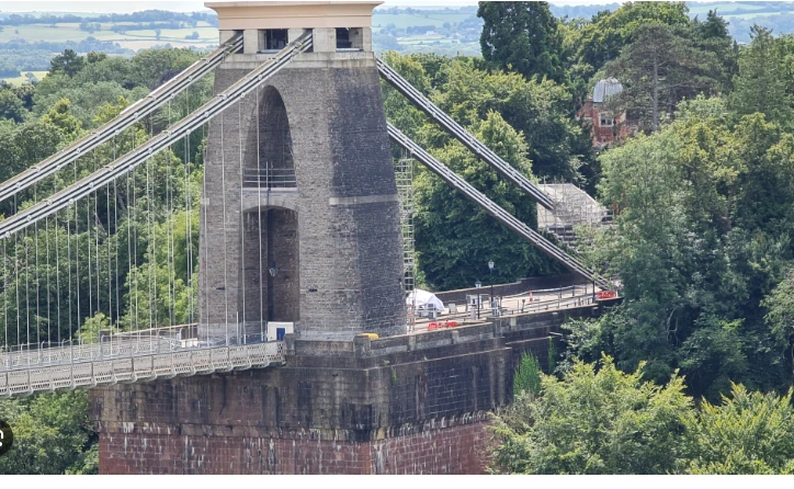 Suspect held over bodies in suitcases at famous UK bridge