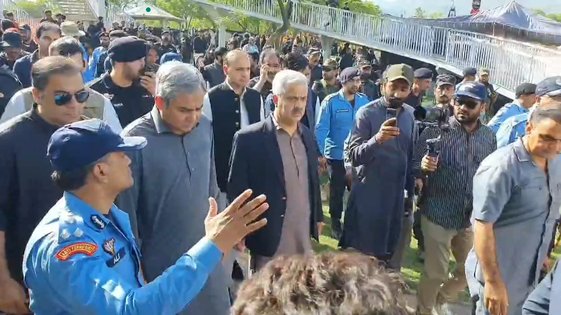 Federal Minister inspects security measures for 9th Muharram procession in Islamabad