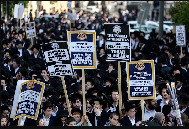 Ultra-Orthodox protests after Israel army says draft notices to start