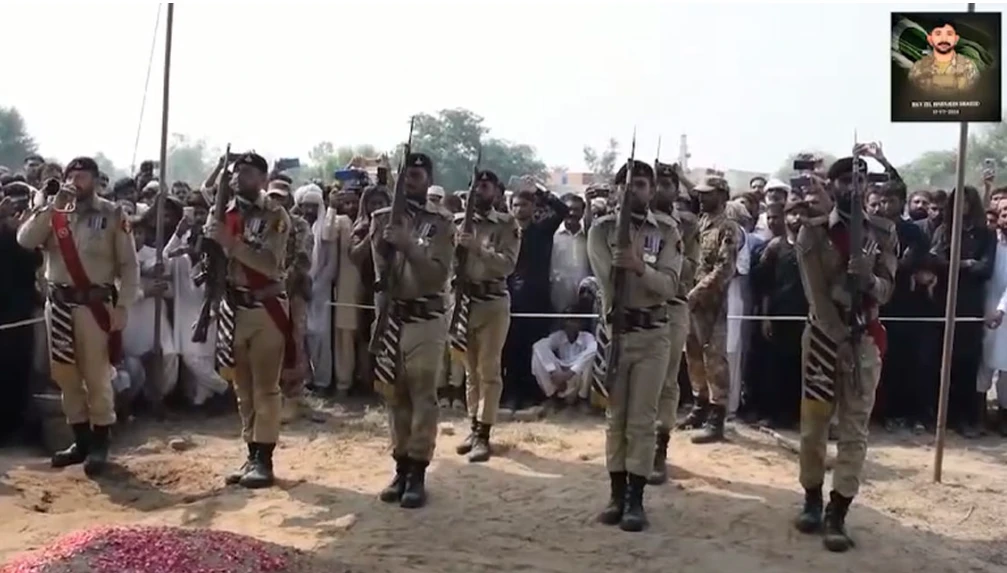 Bannu Cantt attack martyrs laid to rest with full military honours