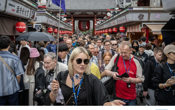 Japan sees million more tourists post-pandemic, breaking half-year record