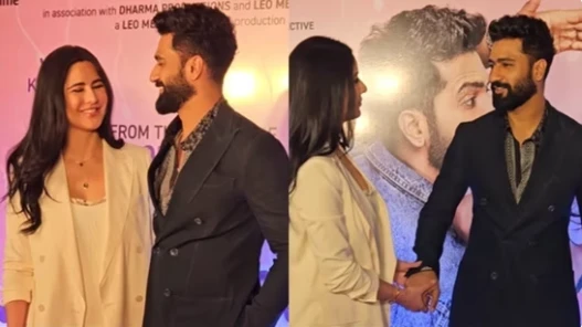 Fans can’t get enough of Katrina Kaif and Vicky Kaushal at Bad Newz’s screening