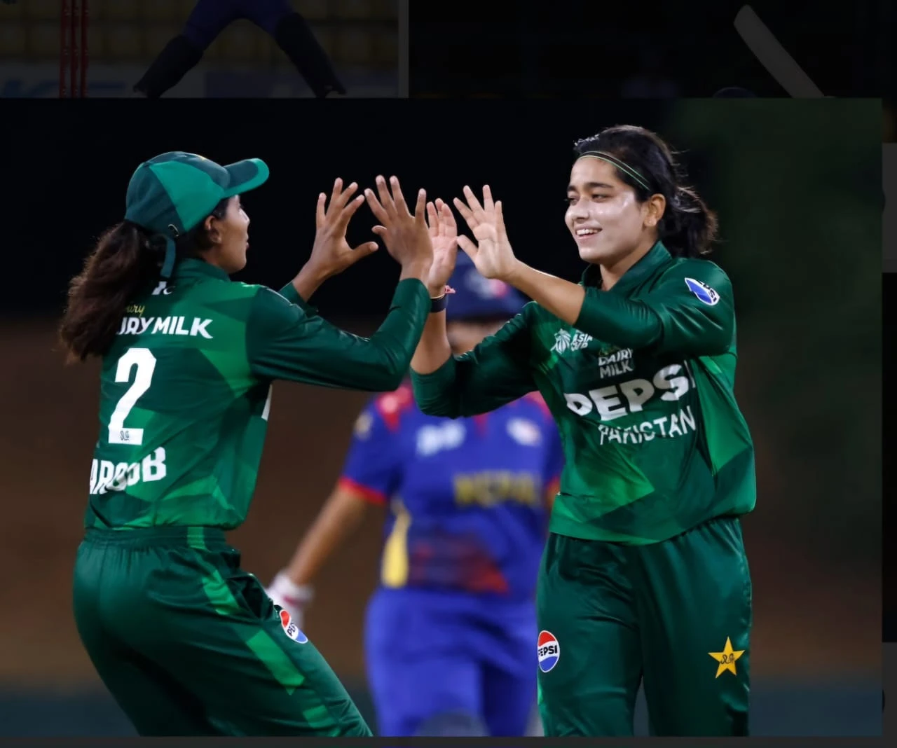 Pakistan overpower Nepal to secure first win in 2024 Women's Asia Cup