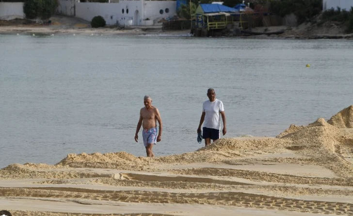 Tunisia's sandy beaches eaten away by coastal erosion