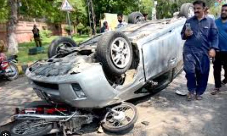 Five die as speedy car rams bikers in Daska