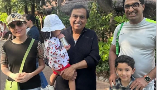 Sharmila Faruqui rubs shoulders with Ambani family in Paris