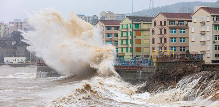 Streets turned into rivers as Typhoon Gaemi blows past Philippines