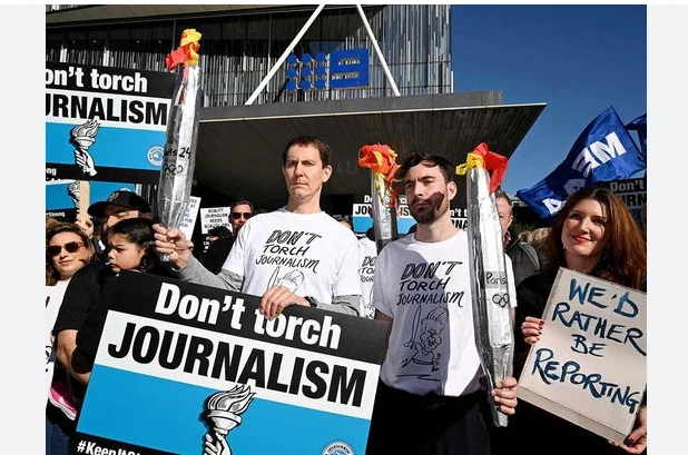 Journalists strike at top Australian newspapers