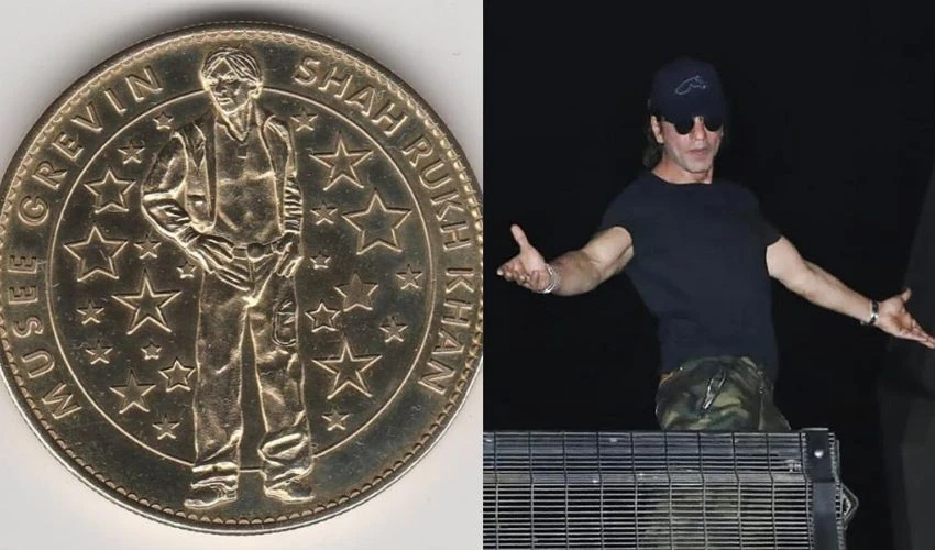 Shah Rukh Khan honored with customized gold coin by Paris museum