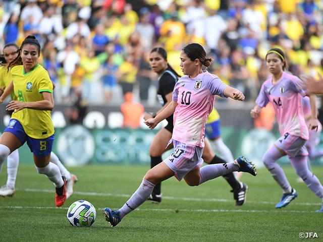 Dramatic late goals propel Japan to victory over Brazil in Olympic Women's Football