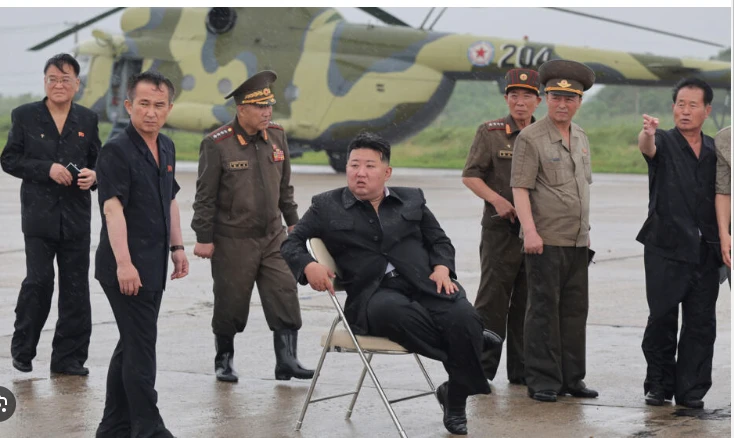 North Korea mobilises military helicopters for flood rescue