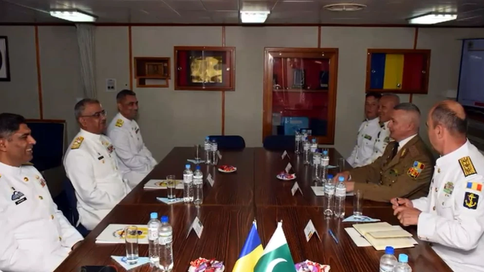 Naval Chief takes up maritime security during Romania visit