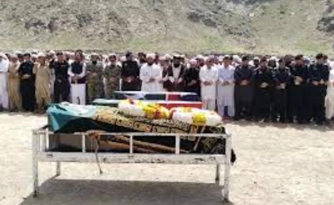 Funeral prayers of martyrs of Khyber terrorist attack offered