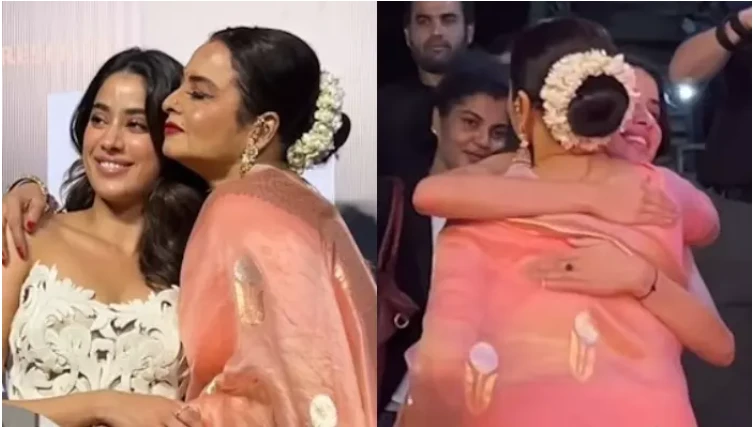 Netizens in awe over Rekha’s supreme affectionate moments with Janhvi Kapoor