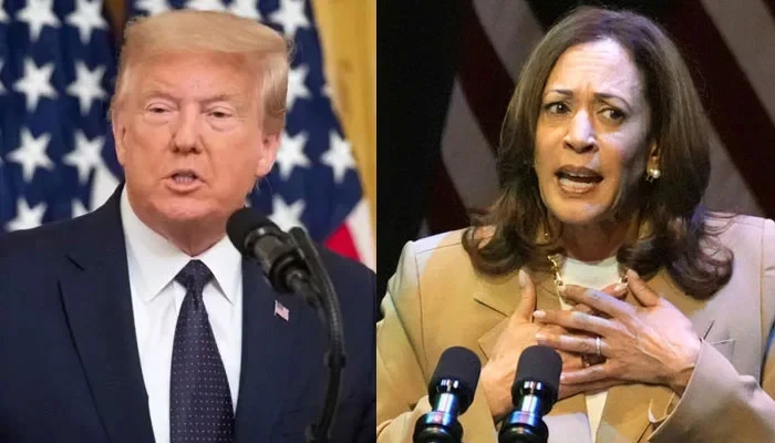 Surging Harris, Trump spar over debate dates