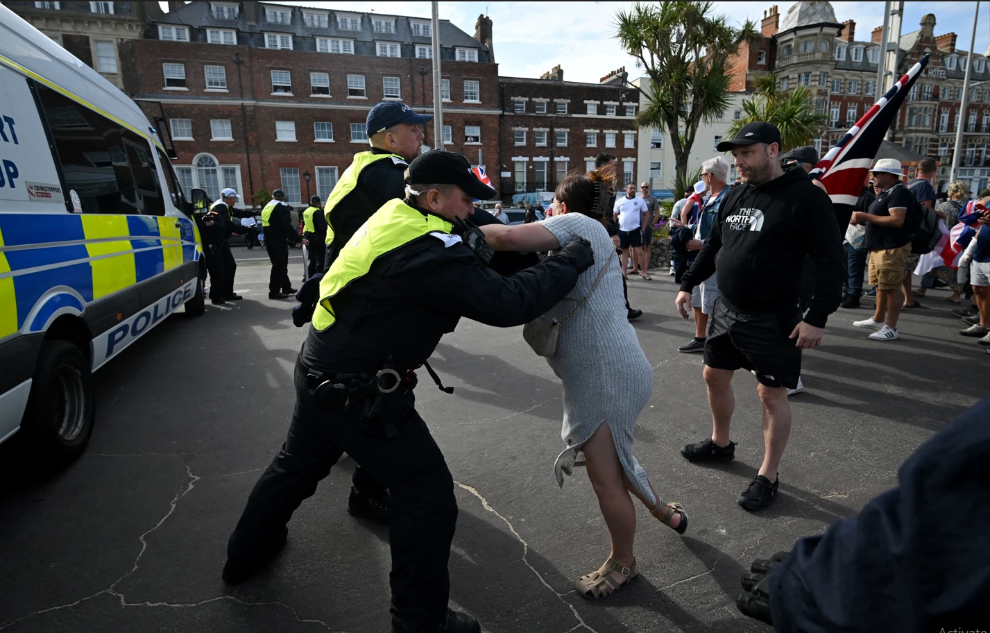 Violent protests spread across UK cities