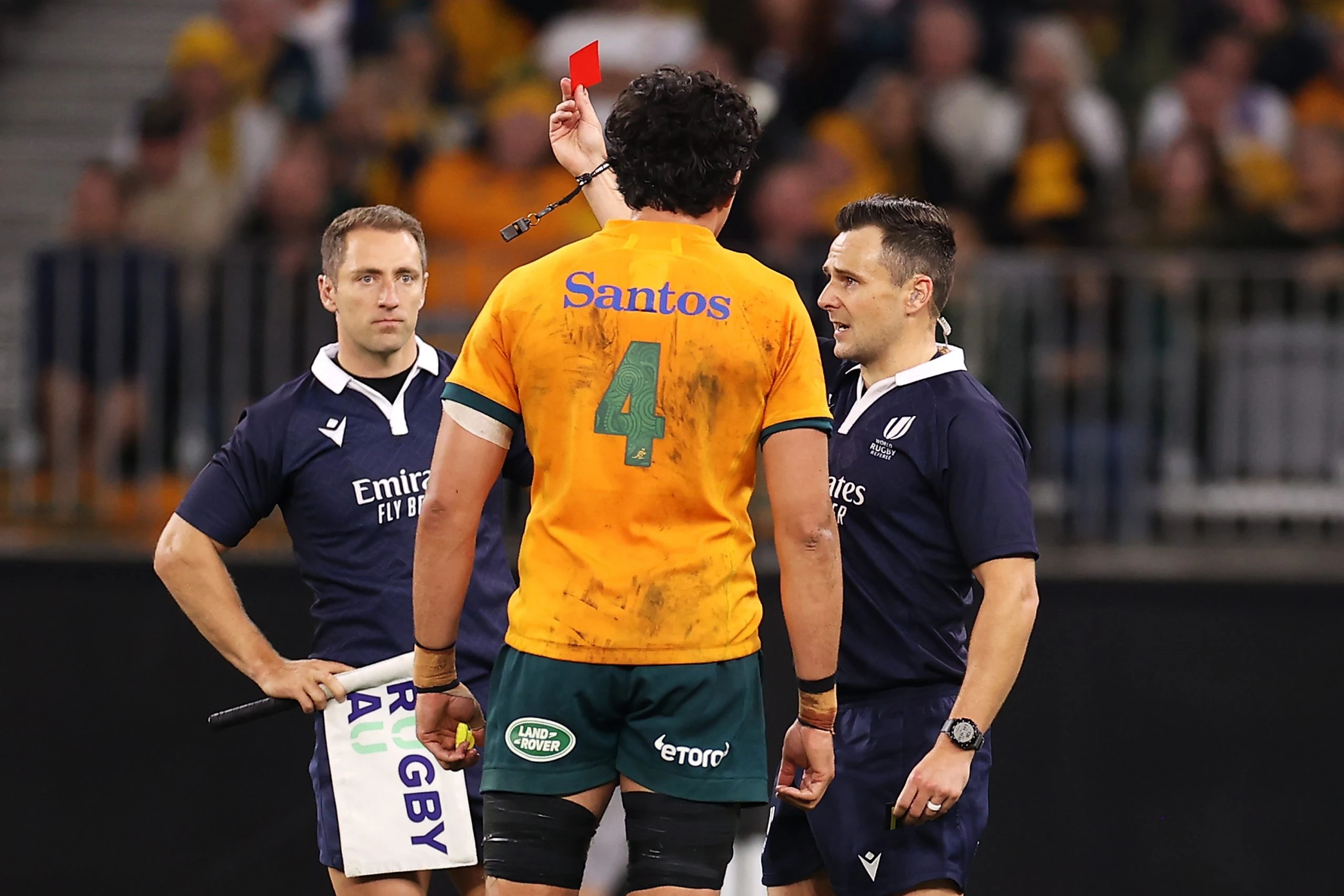 20-minute red cards to be used in Rugby Championship