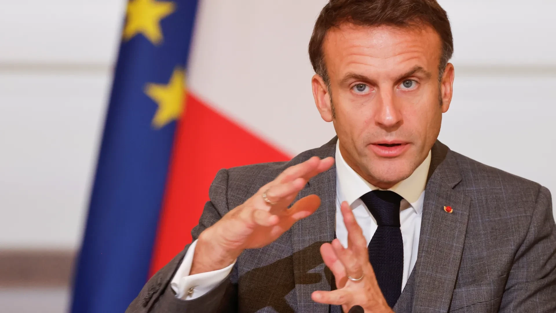 French President Macron appeals for 'restraint' in 