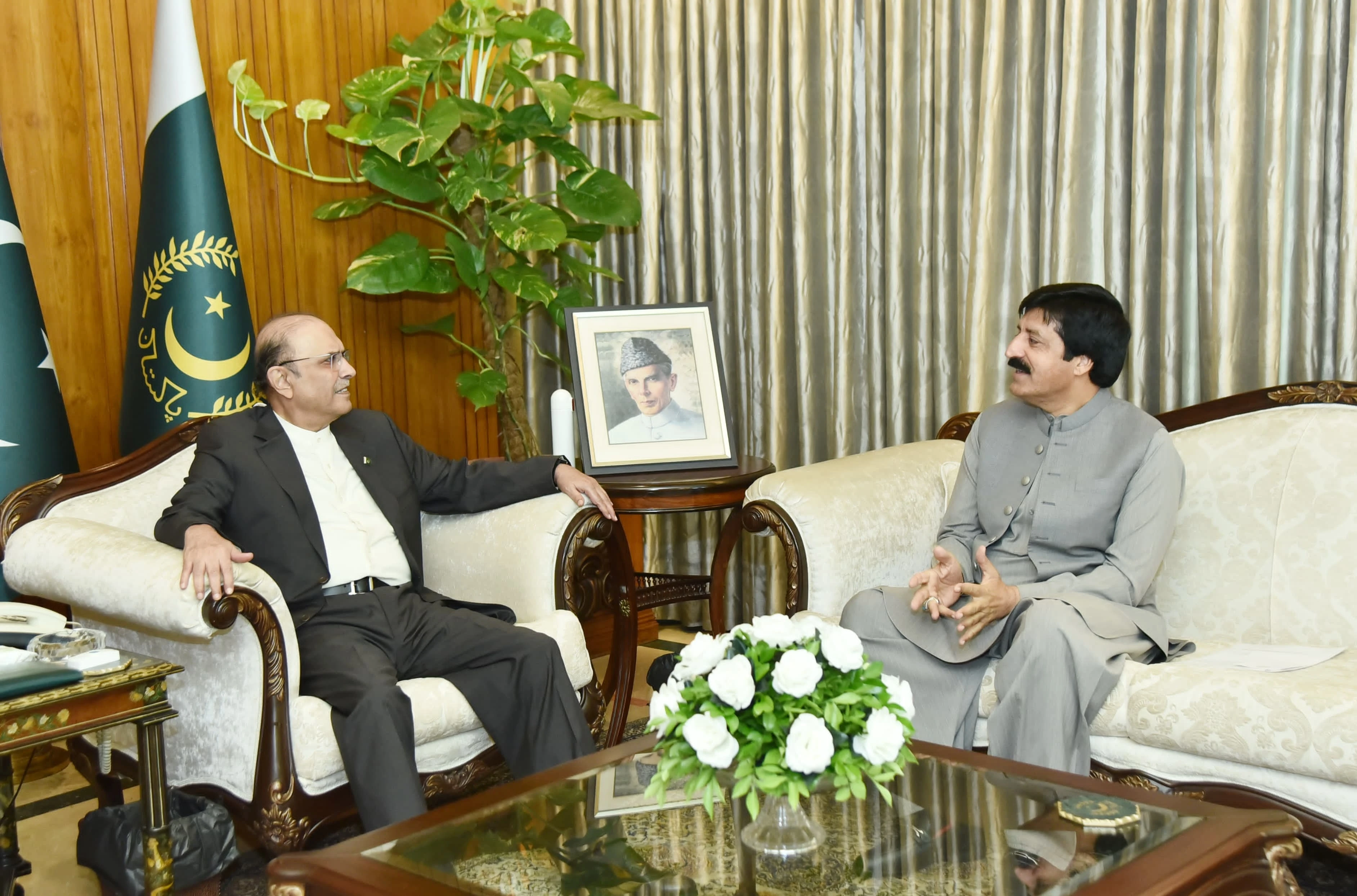 Punjab Governor calls on President Zardari