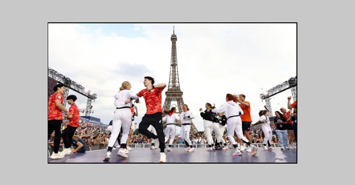 Champions Park turns into a rock star stage for Olympic medallists