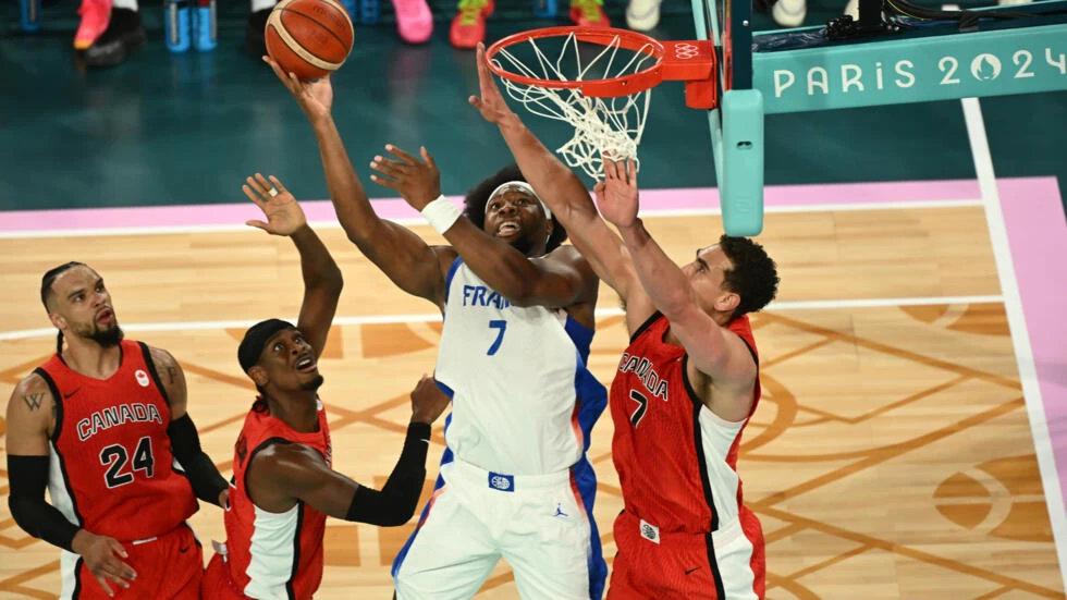 France defeat Canada to set up Olympic basketball rematch with Germany