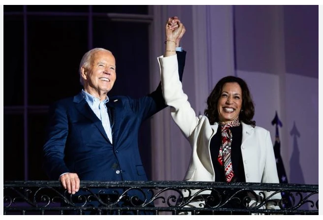 Biden, Harris warn of Trump threat to democracy as election looms