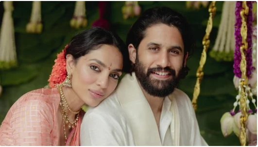 Telegu stars Naga Chaitanya and Sobhita Dhulipala get engaged at private ceremony