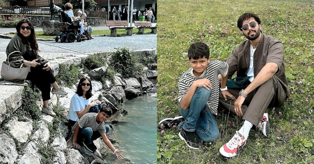 Fahad Mustafa’s family getaway snaps from Switzerland