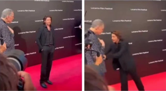 ‘Not playful but arrogant’! Shah Rukh Khan trolled for pushing an old man at Locarno