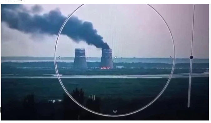 Fire breaks out at cooling tower of Zaporizhzhia nuclear plant