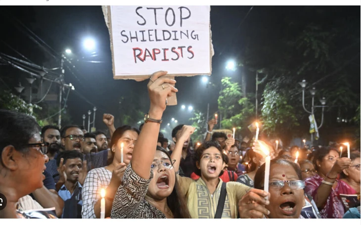 Indian protests over medic's rape-murder grow as PM demands swift justice