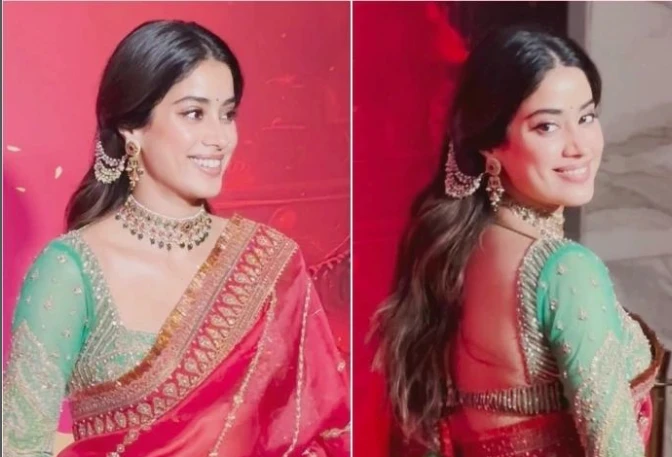 Fans amazed by Janhvi Kapoor cultural attendance at movie premiere