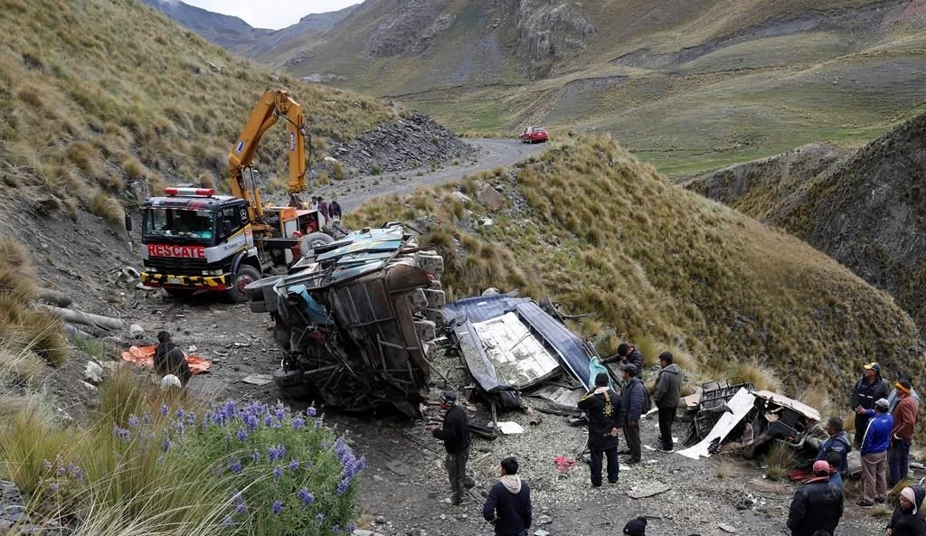 Bus crash in Bolivia claims 14 lives, 18 others injured