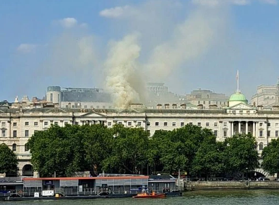 Fire contained at historic London arts centre