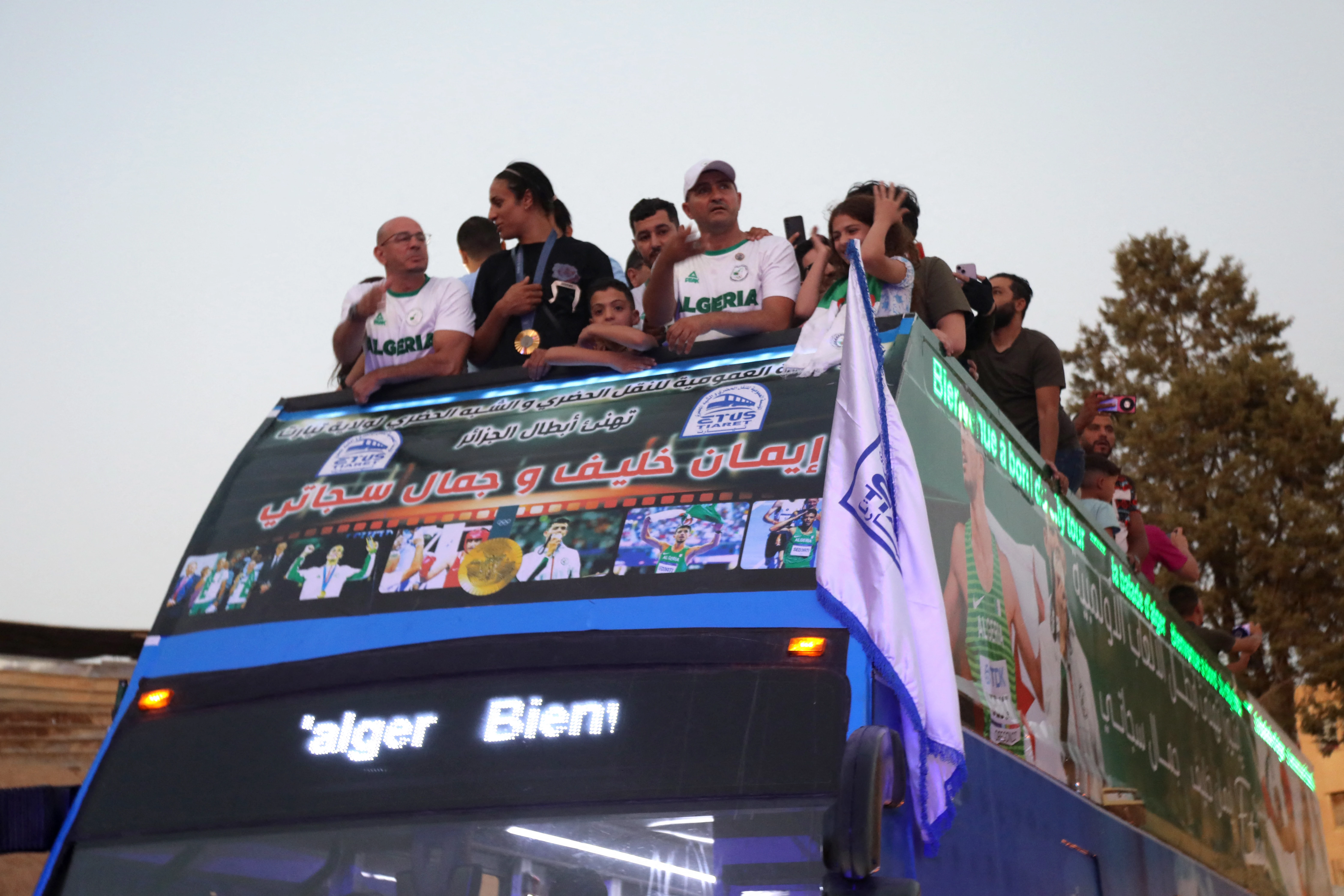 Gold winner Khelif receives hero's welcome in Algerian hometown