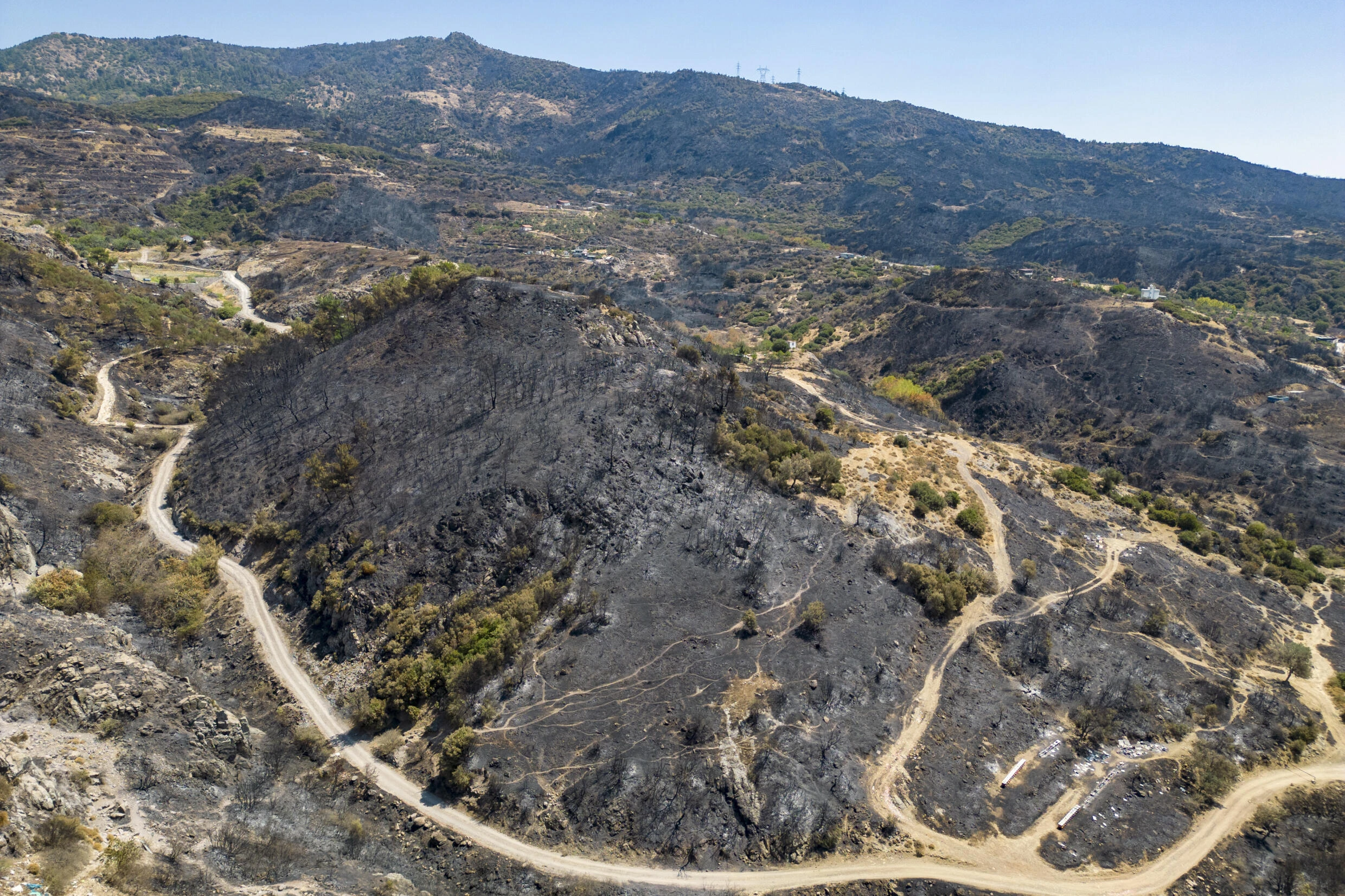 Aegean village devastated as Turkey fire turns paradise into chaos