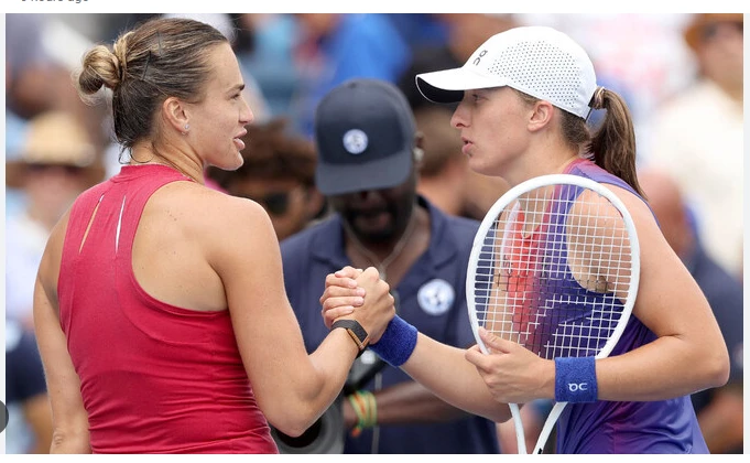 Sabalenka ousts No.1 Swiatek to reach Cincinnati final against Pegula